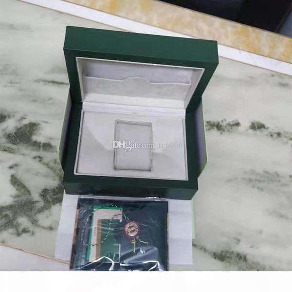 

luxury green watch box gift case handbag booklet card tags mens watches original box ing, Black;blue