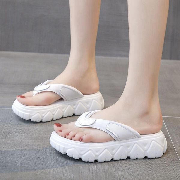 

karin brand design women slippers med heel med platform flats summer outside women slides, Black