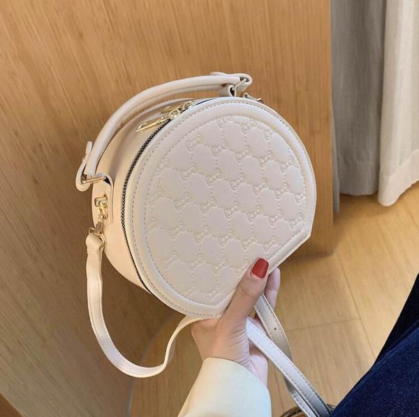 

new- round bag ladies handbags shoulder bags wholesale girls crossbody high quality