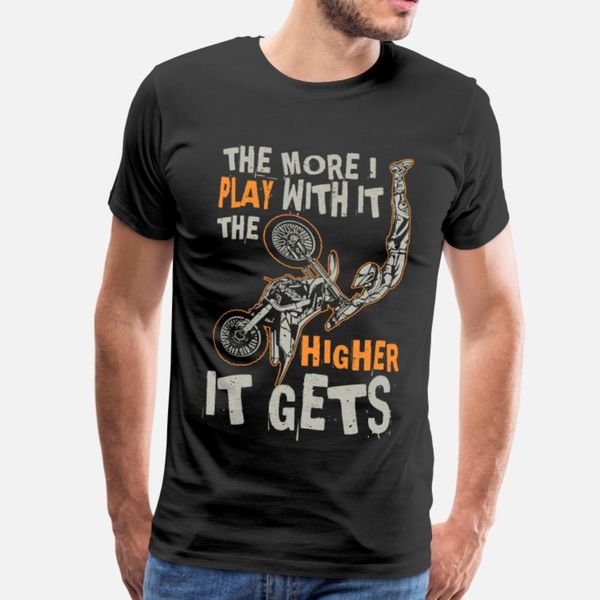 

play higher motocross t shirt men designer tee shirt s-xxxl trend famous funny spring unique shirt