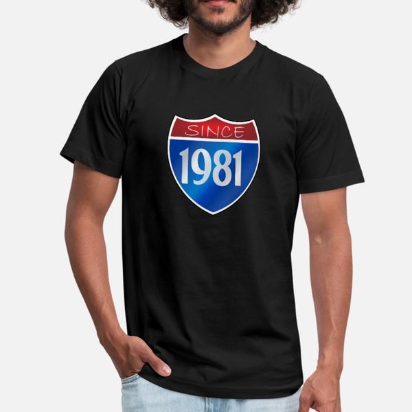

since 1981 t shirt men personalized cotton s-xxxl pictures interesting comfortable summer style slim shirt