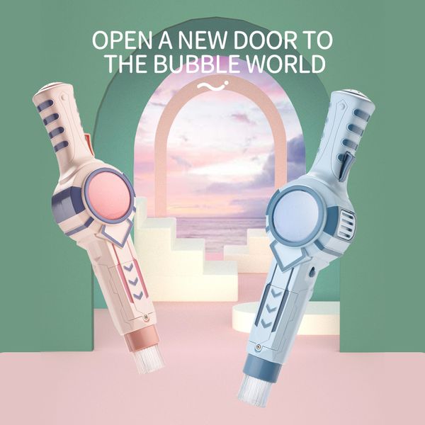 

spray bubble children fun outdoor toy exquisite bubble gun smoke bubble machine gift box version kid gift