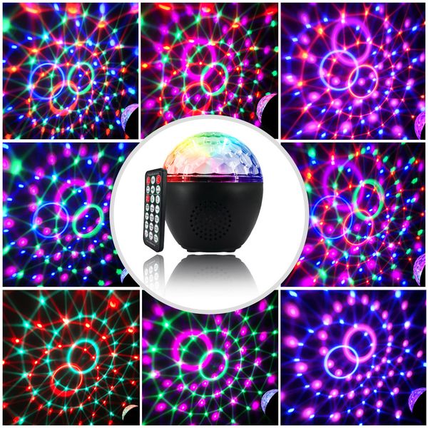 

16 colors classic practical bluetooth led projector light multi-functional sound-activated music decor night lamp
