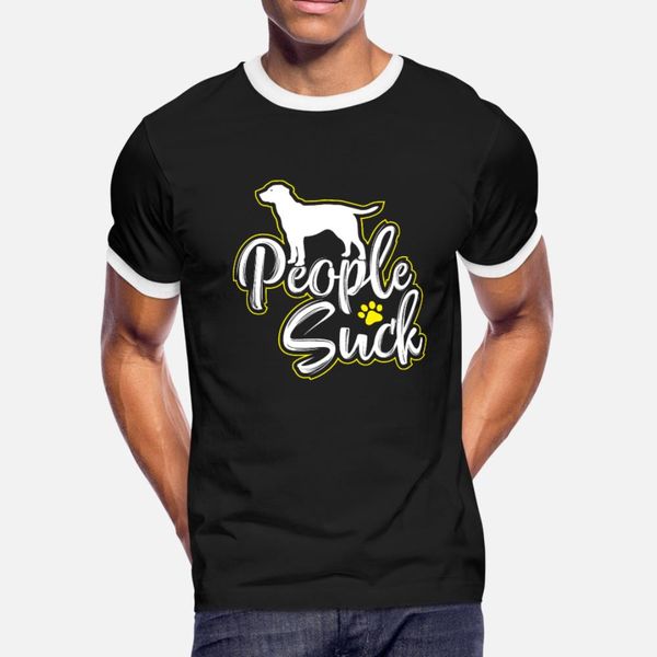 

people suck i love dogs t shirt men gift tee shirt euro size s-3xl standard gift breathable spring autumn unique shirt