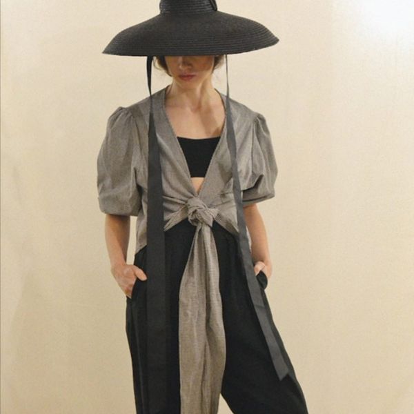 

202003-panshi-hepburn style new paper holiday leisure beach lady cap women sun hat, Blue;gray