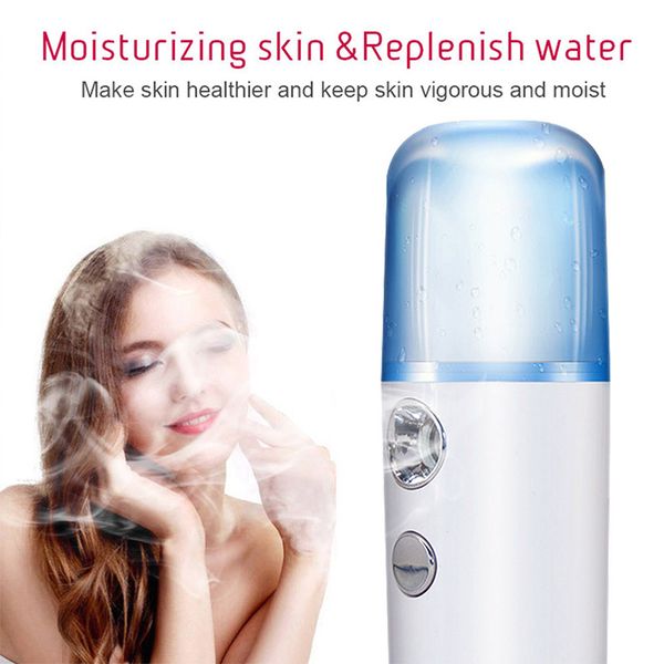 

30ml nano face steamer machine oil control humidifier facial vaporizer sprayer skin moisturize anti aging remove wrinkle steamer