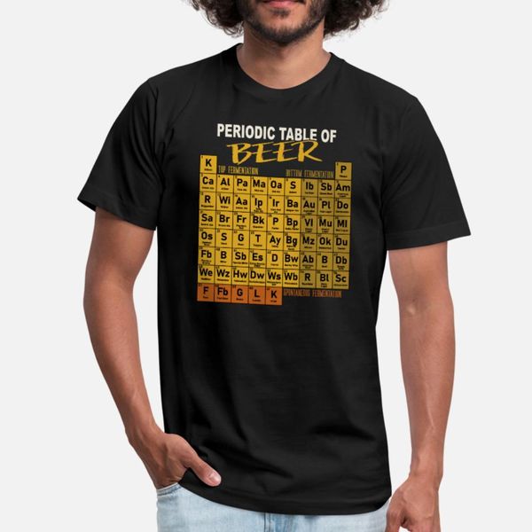 

periodic table of beer craft beer style brewery t shirt men personalized cotton plus size 3xl fit fitness new fashion summer style shirt