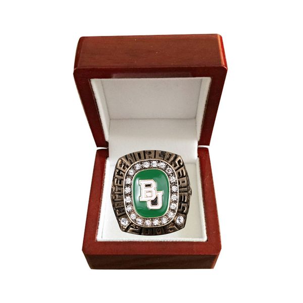 

new arrival baylor university champions ring 2005 bears championship ring fan gift wholesale fast shipping, Golden;silver