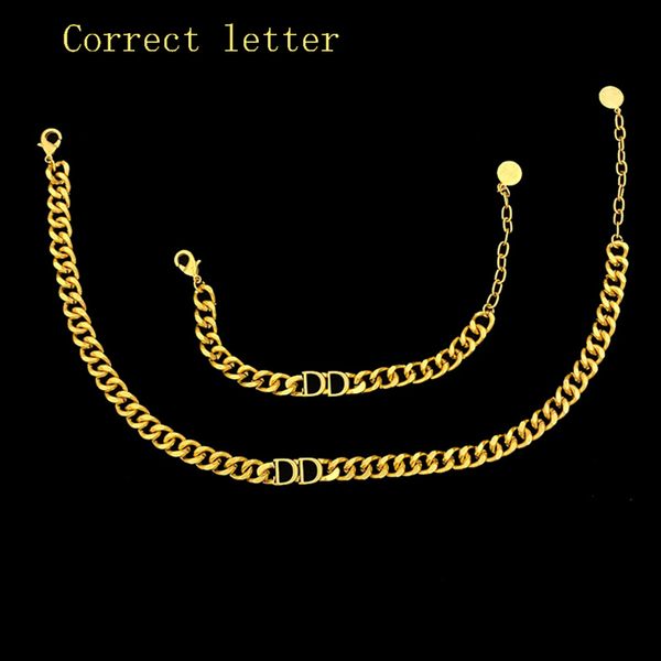 

women letter chain necklace metal letter neckalce with stamp fashion jewelry accessories for gift party high quality, Red;brown