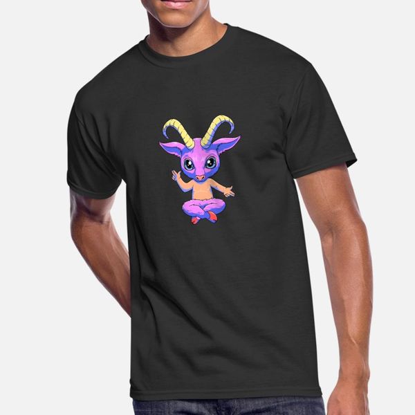 

kawaii manga baby baphomet pastel goth nu goth t shirt men printing tee shirt plus size 3xl gents anti-wrinkle building novelty shirt