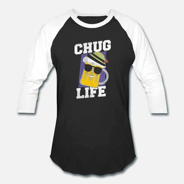 

chug life t shirt men crazy 100% cotton s-3xl basic solid crazy comical summer style trend