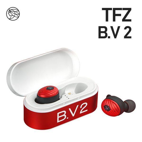 

tfz/ b.v2 ture wireless earphone bluetooth 5.0 with charge case,3d stereo sound earphone with dual microphone