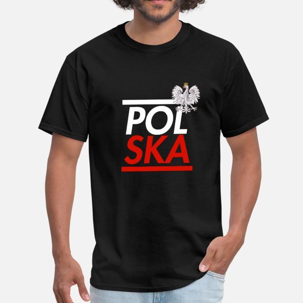 

polska poland design t shirt men character tee shirt s-xxxl solid color loose funny spring family shirt