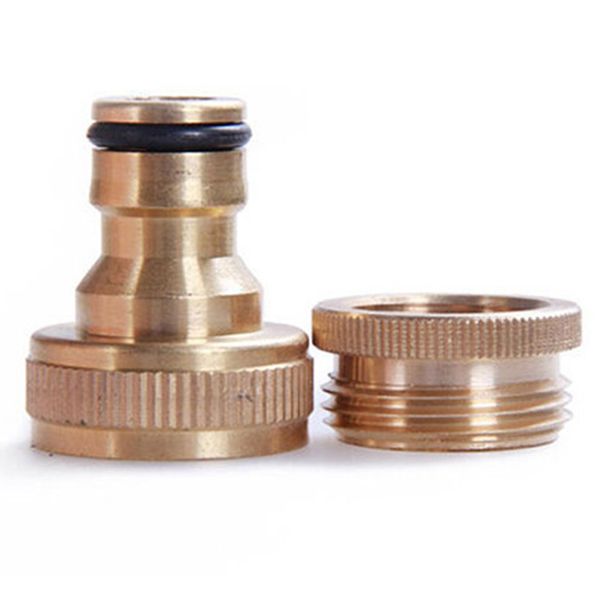 

3/4" to 1/2" inch brass garden faucet water hose tap connector fitting