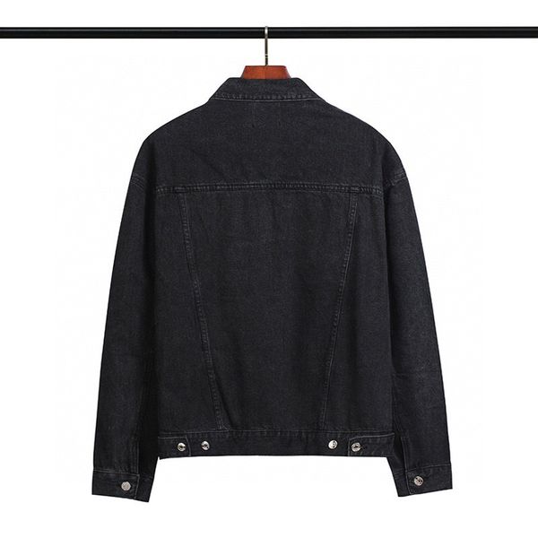 

the quality of the new autumn/winter 2020 fashion denim jacket is displayed using high-quality cotton loose edition super casual for men and, Black