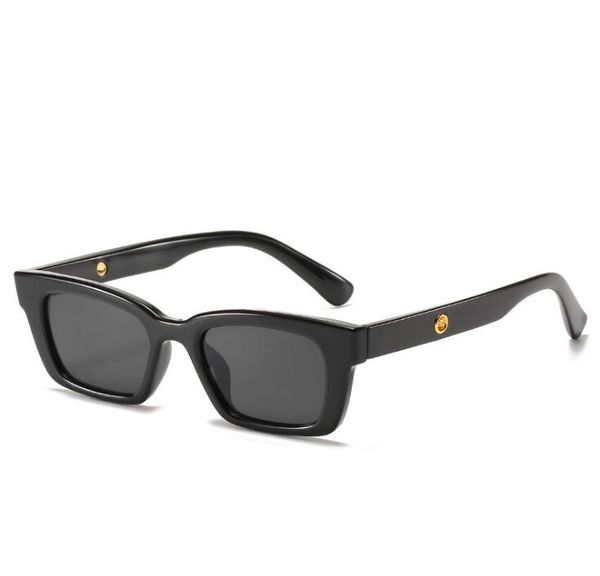 

new sunglasses all-match black sunglasses square frame star glasses women, White;black