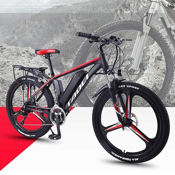 

electric bike 48v13a lithium battery 26inch aluminum folding electric bicycle 350w powerful mountain ebike snow /beach e bike, Silver;blue