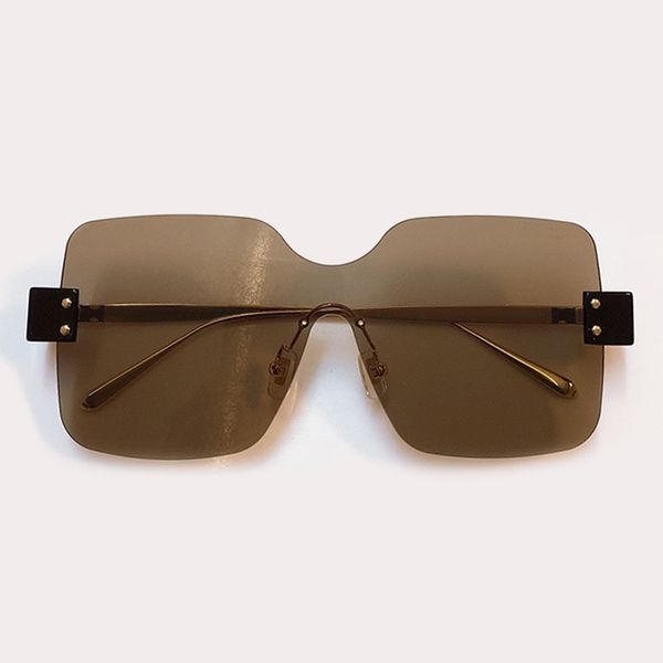

2020 luxurious brand oversize rimless glasses female gradient sunglasses gafas de sol hombre shades uv400 Ã³culos de sol, White;black