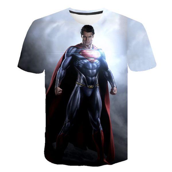 

american anime brave superman cosplay o collar 3d print shirts oversized funny graphic men clothing