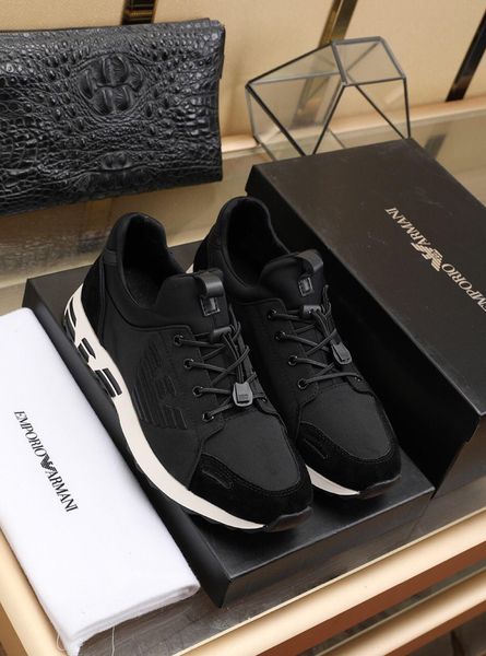 

2021z limited edition tide brand men 's casual shoes ,stylish and comfortable sports shoes ,send a full set of original shoe box size, Black