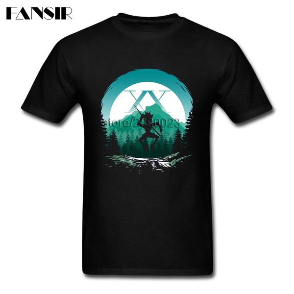 

plus size hunter x hunter t-shirts men custom cotton short sleeve men t shirts guys clothes