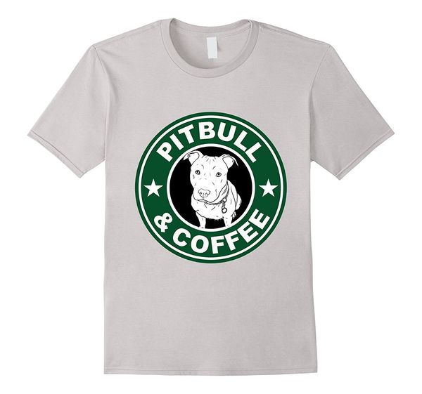 

2019 fashion short sleeve cotton o neck pitbull and coffee cool t shirts for men