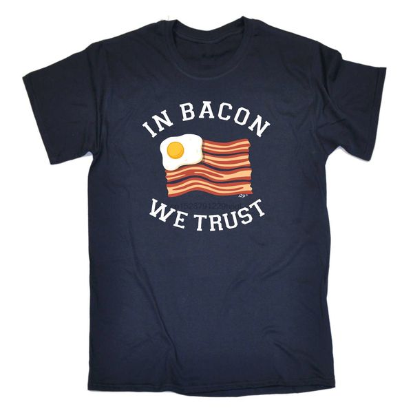 

funny funny novelty t-shirt mens tee tshirt - in bacon we trust tee hoodie