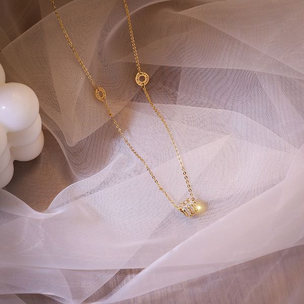 

chokers slim waist necklace women's clavicle chain 2021 simple temperament girl xiang shi pin choker women, Golden;silver