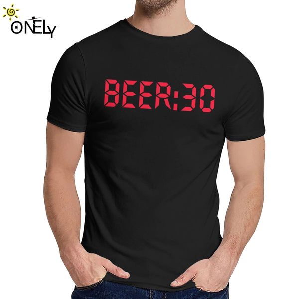 

quality cotton beer oclock t shirt unique design nice classic round neck camiseta