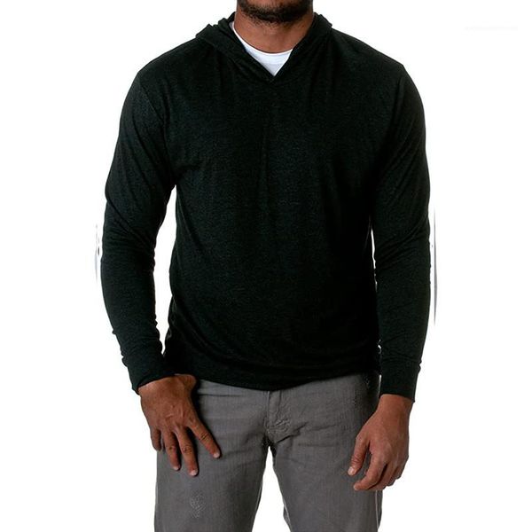 

fashion homme slim solid color clothes casual male slim lapel neck apparel mens sports long sleeve t shirt, White;black