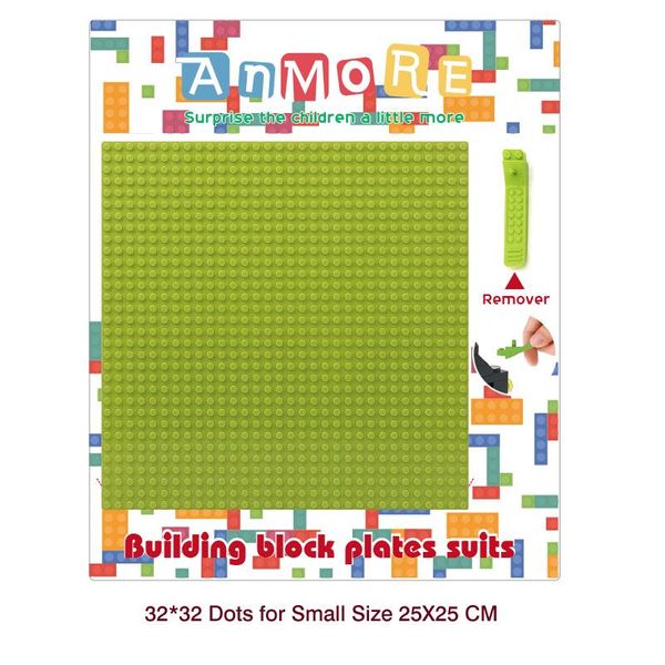 

boy compatible toys blocks base for classic legoings 32x32 suits plates 3232 bricks base mini building city plate dots plastic qylfac