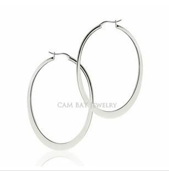 

the most simplest brief golden hoop hoop earrings for women two colors for options, Golden;silver