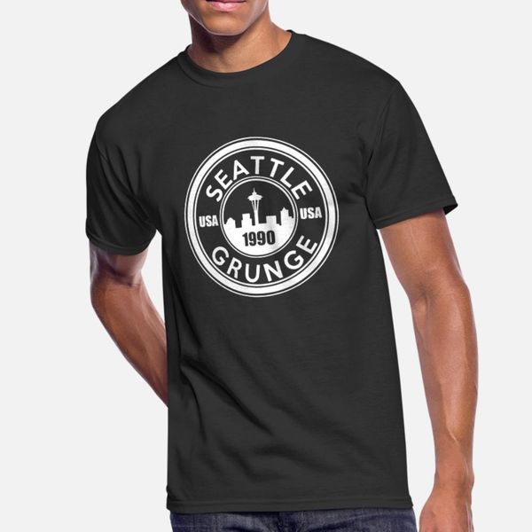 

grunge seattle 1990 t shirt men printed tee shirt euro size s-3xl clothes fitness comfortable spring autumn unique shirt