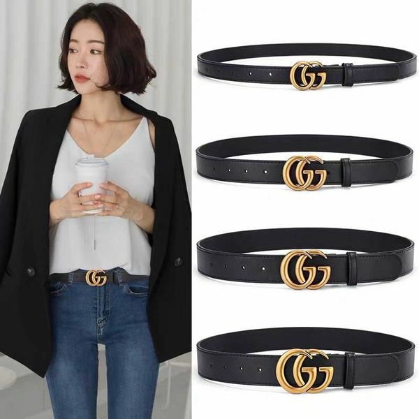 

o2020 luxury high-quality designer belt fashion men and women gold buckle black belt. 2.0,3.0,3.4,3.8 cm wide. 90-125 cm long, Black;brown