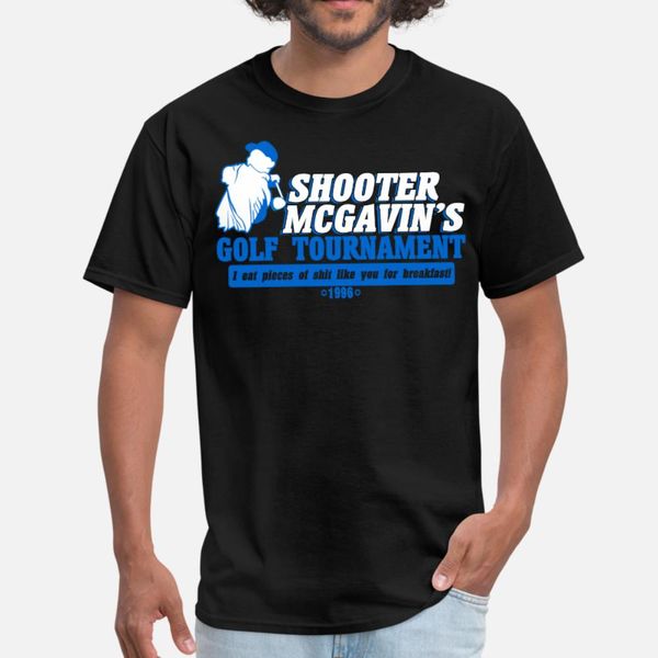 

shooter mcgavin's golf tournament t shirt men customize short sleeve size s-3xl vintage interesting fashion spring autumn leisure shirt