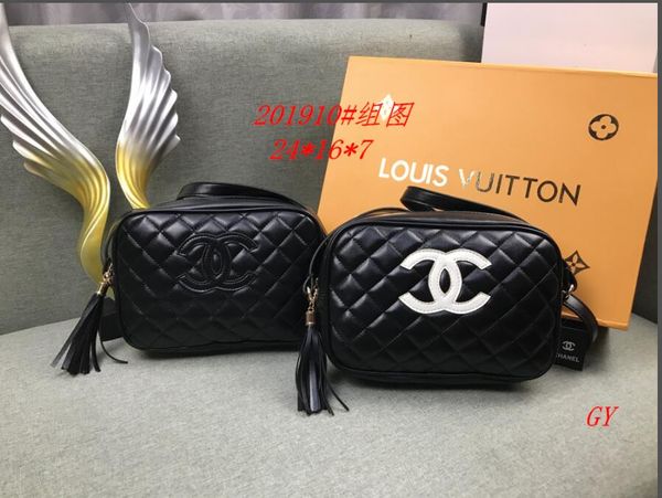 

2020 new fashion lattice handbag flip chain women leather handbag women shoulder messenger bag fashion women bag a2021, Blue;gray
