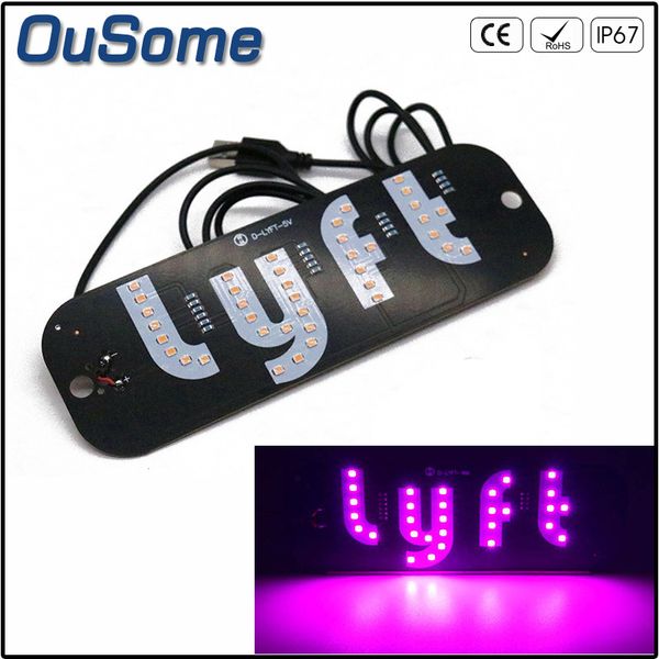 

1pcs led taxi display signal indicator lights 12v led cab sign windshield lamp lyf-t sign beacon for lada