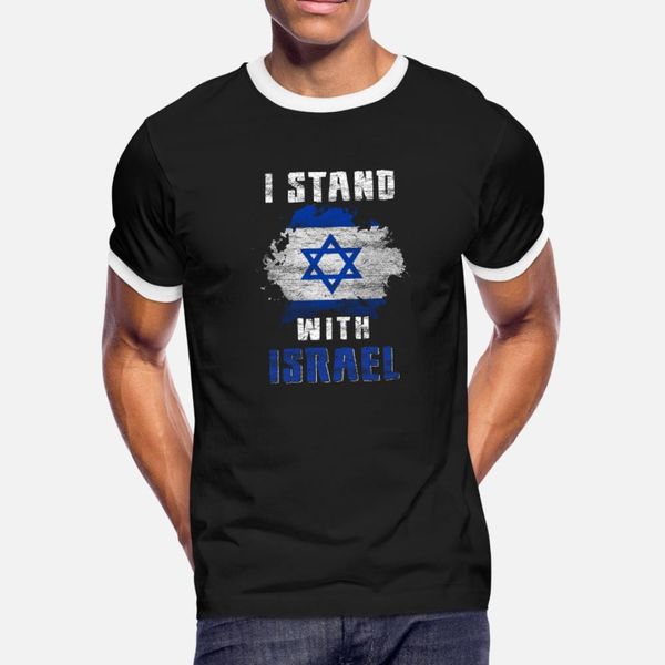 

israel t shirt men designs 100% cotton size s-3xl basic solid cute casual spring autumn standard shirt