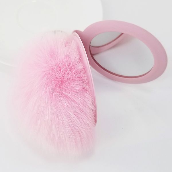

true hair keychains cute mirror decorative bag pendants charms key chains car key ring fashion jewelry party gifts chain, Silver