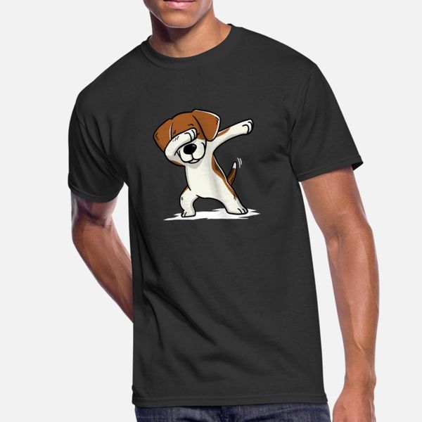 

смешной бигль прикладывая t shirt men вязаной хлопка o шеи нормального интересный аутентичной весна pattern shirt