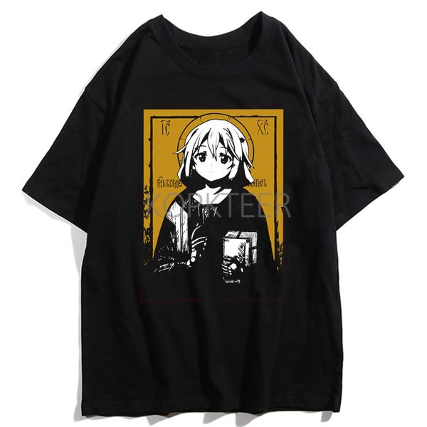 

anime icon guilty crown yuzuriha inori harajuku kawaii t-shirt men women fashion ullzang t-shirt girl graphic streetwear t-shirt