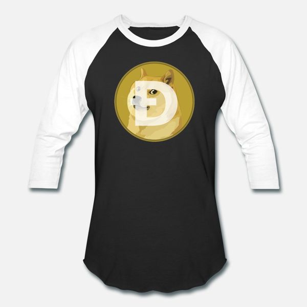

dogecoin logo t shirt men пользовательские хлопок размер s-3xl стандарт интересный смешной spring прохладный рубашки