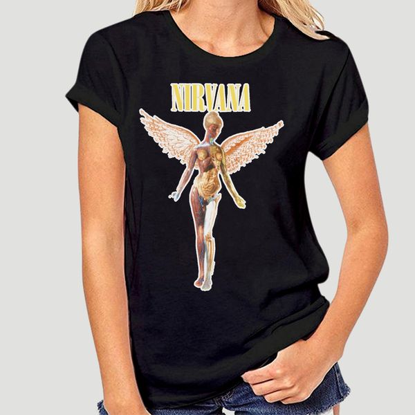 

rare sold out white kanye west nirvan tour camouflage in utero god t-shirt t shirt clothes-0007d