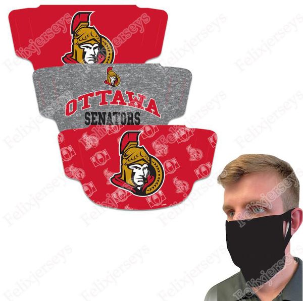 

ottawa senators wincraft face covering 3-pack dust wind uv sun neck gaiter tube headwear motorcycle cycling riding running headba, Black