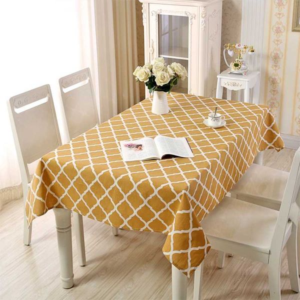 

table cloth lanke pastoral style plaid rectangle tablecloth,home kitchen decoration dining cover tablecloth