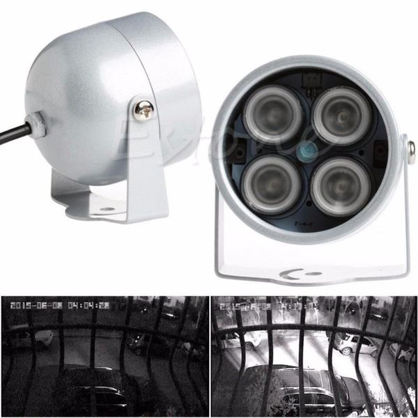

4 led infrared night ir vision light illuminator lamp for ip cctv ccd camera new