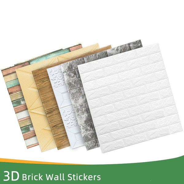 

3d marble wall stickers diy waterproof self-adhesive decor wallpaper brick tile wallpaper for kids living room