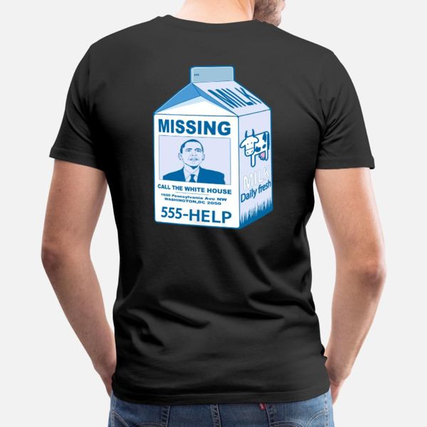 

missing barrack obama t shirt men create cotton euro size s-3xl interesting fashion summer vintage shirt