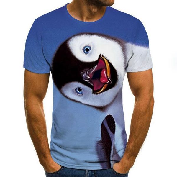 

animal pattern t -shirt t -shirt t -shirt 3d print shirts aesthetic anime hippie men clothing