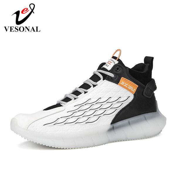 

vesonal 2020 autumn hip hop men's sneakers men shoes casual for man fashion breathable comfortable male footwear lightweight, Black
